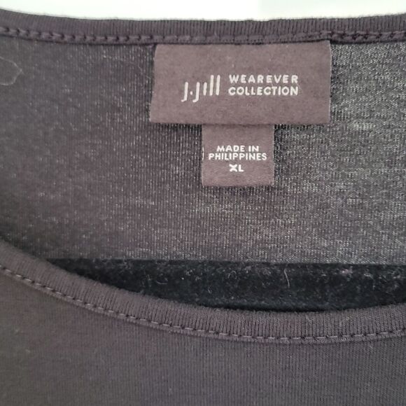 J.JILL Ruffled bottom top XL excellent condition - Picture 3 of 4